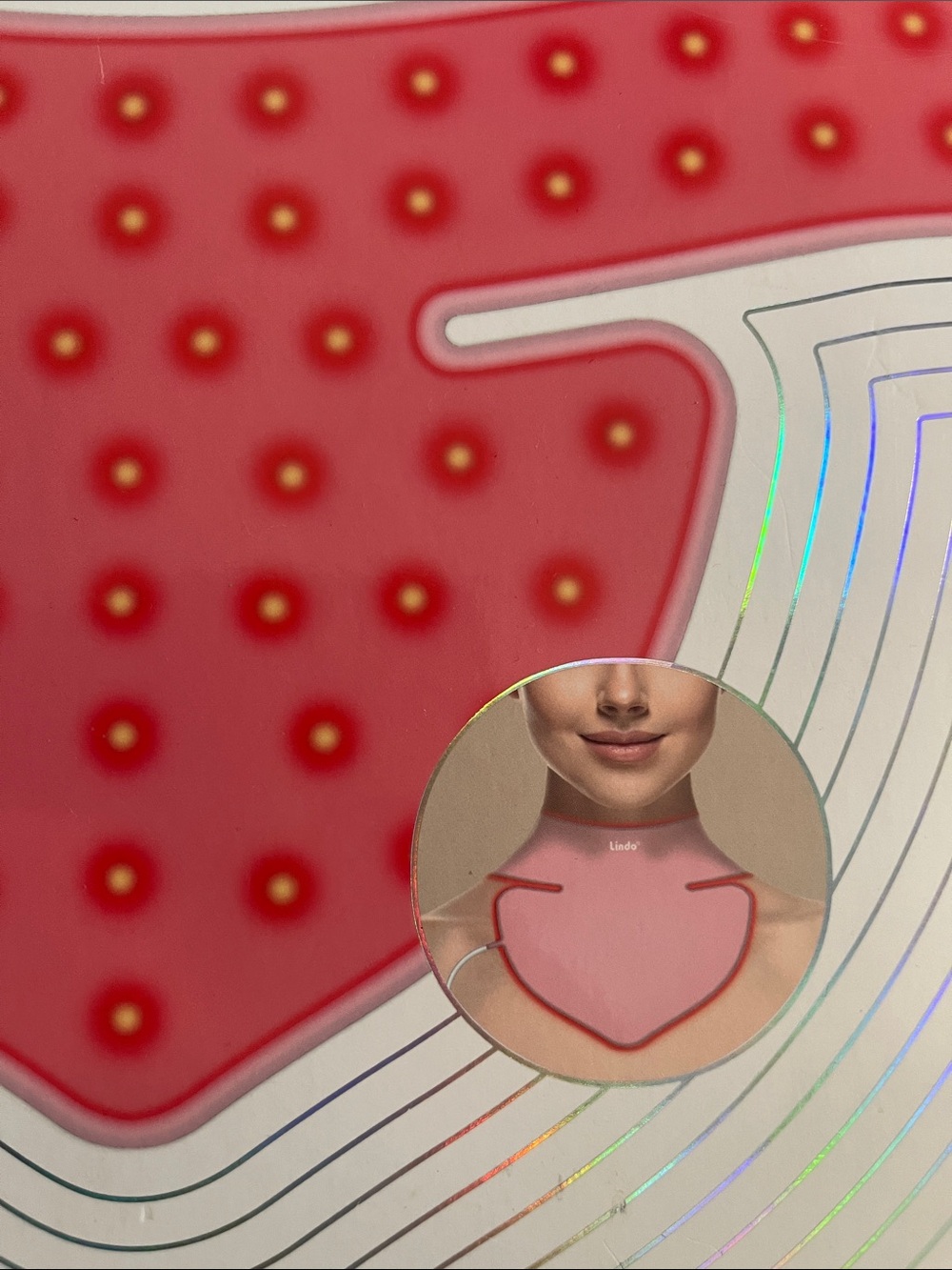 Pink LED Therapy Neck & Décolletage Mask - Picture 4 of 7